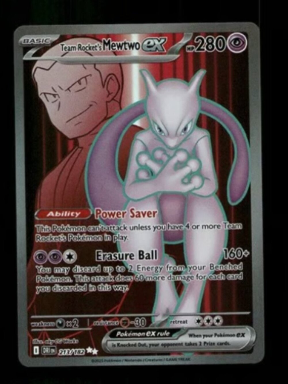 FAN-ART READ DESCRIPTION BELOW HOLO MEWTWO Card MEWTWO Pokemon Card p2